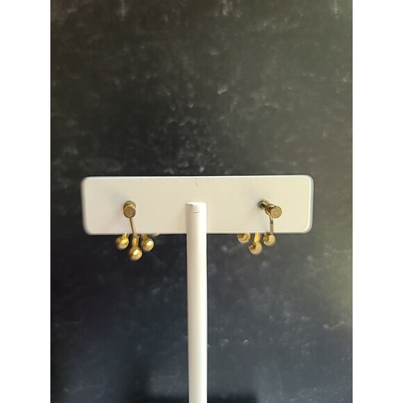 Art Deco Screwback Earrings Vintage - Picture 6 of 10